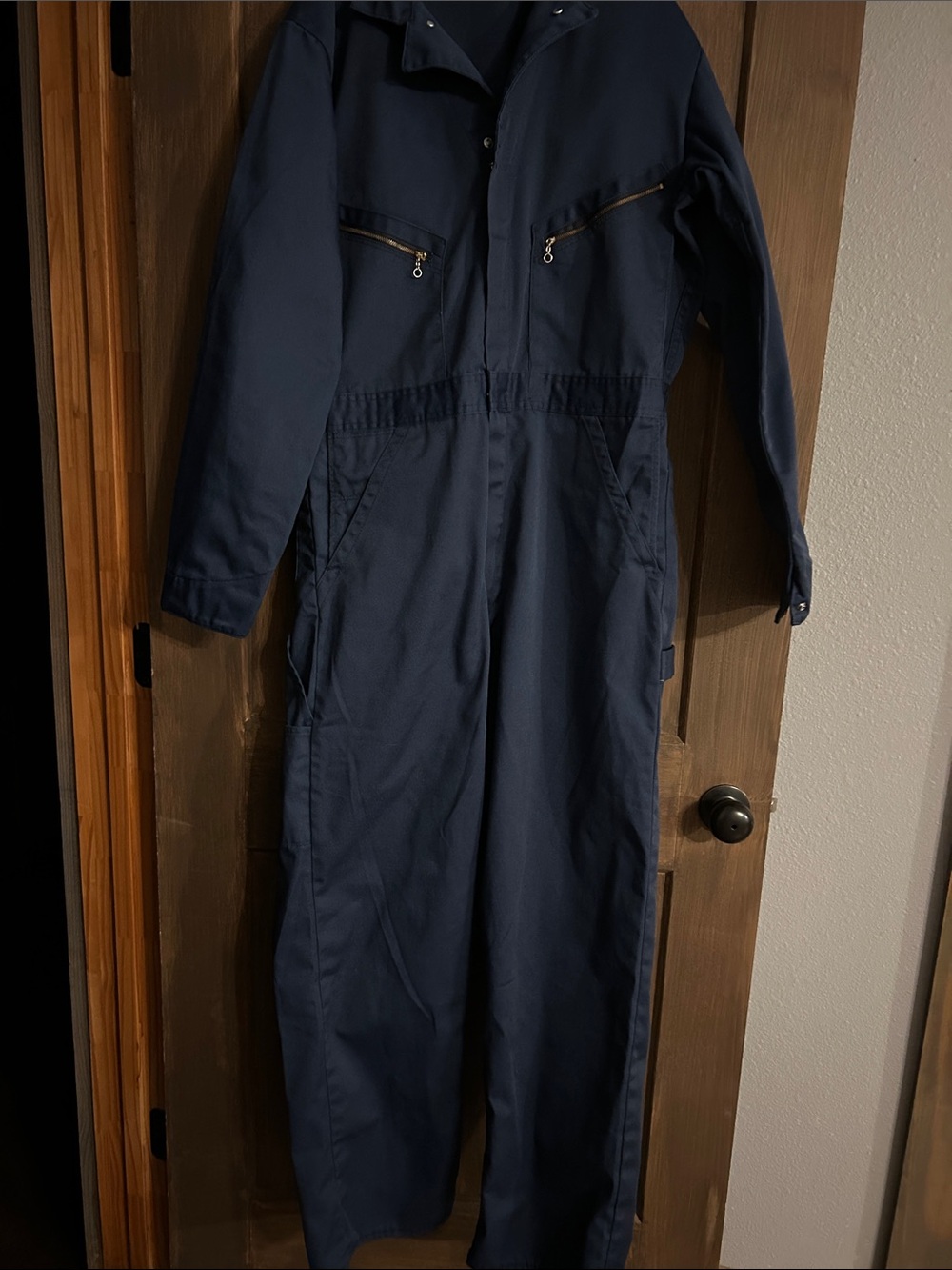 Dickies Navy Blue Men's Long Sleeve Coverall Bodysuit